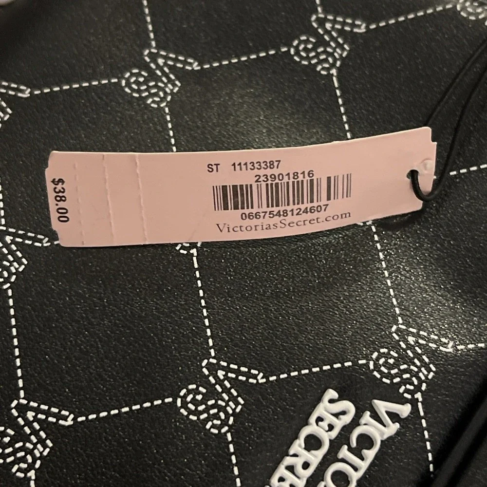 Victoria Secret Waist Bag Soft Studded Black & White New With Tag